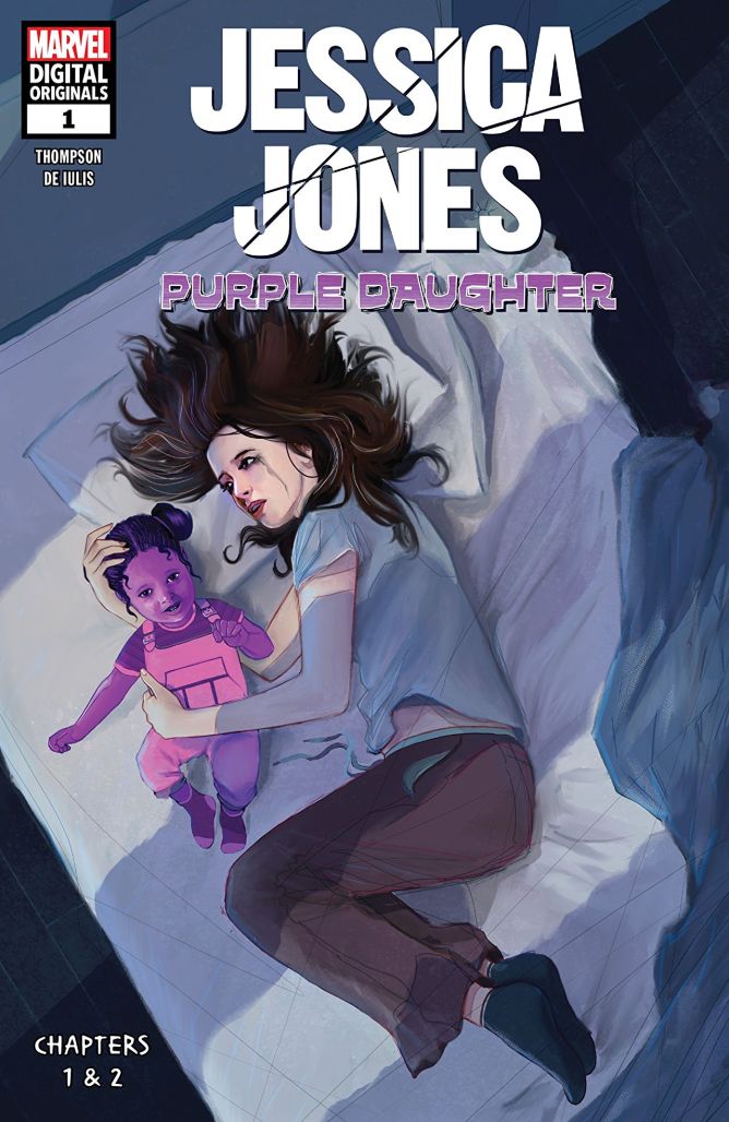 Jessica Jones: Purple Daughter #1, copertina di Mattia De Iulis