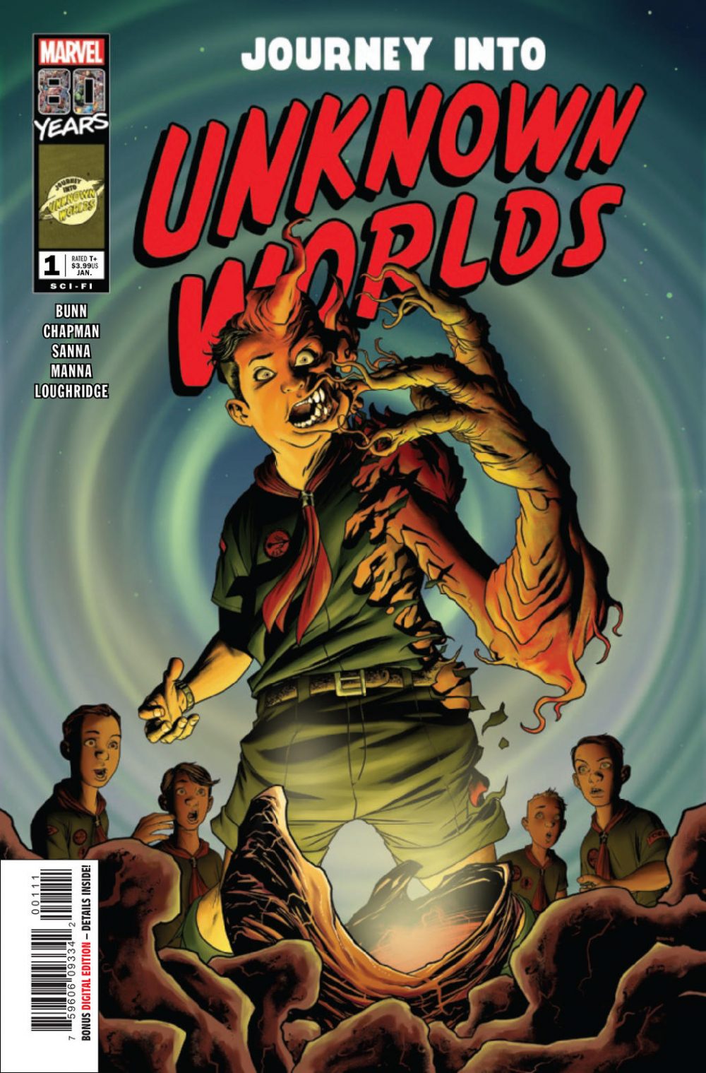 Journey into Unknown Worlds, copertina di Mike McKone