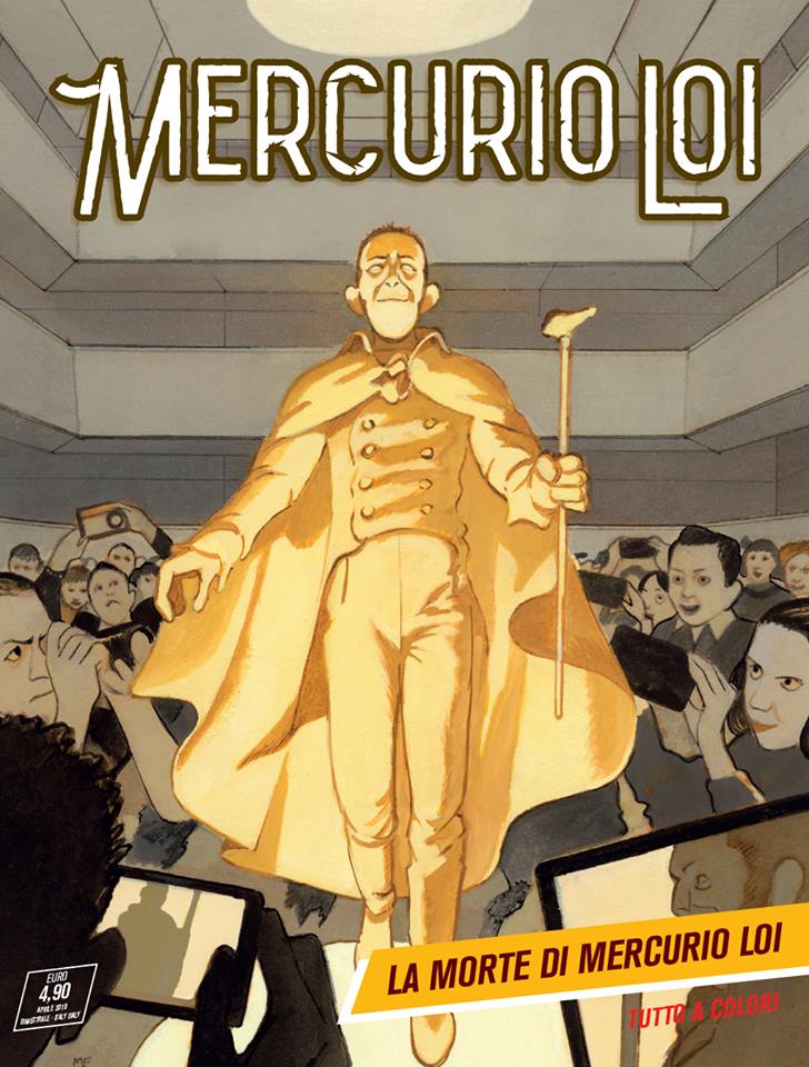 Mercurio Loi 16: La morte di Mercurio Loi, copertina di Manuel Fior