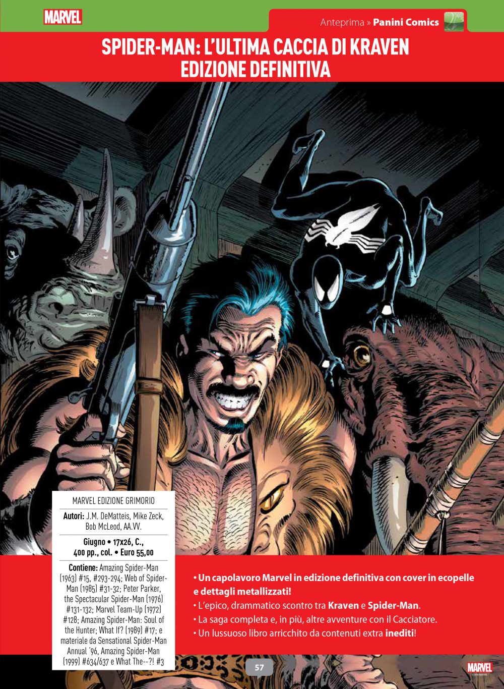 L'Ultima Caccia di Kraven su Anteprima