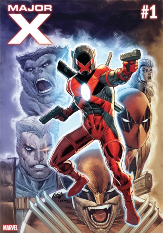 Major X #1, copertina di Rob Liefeld