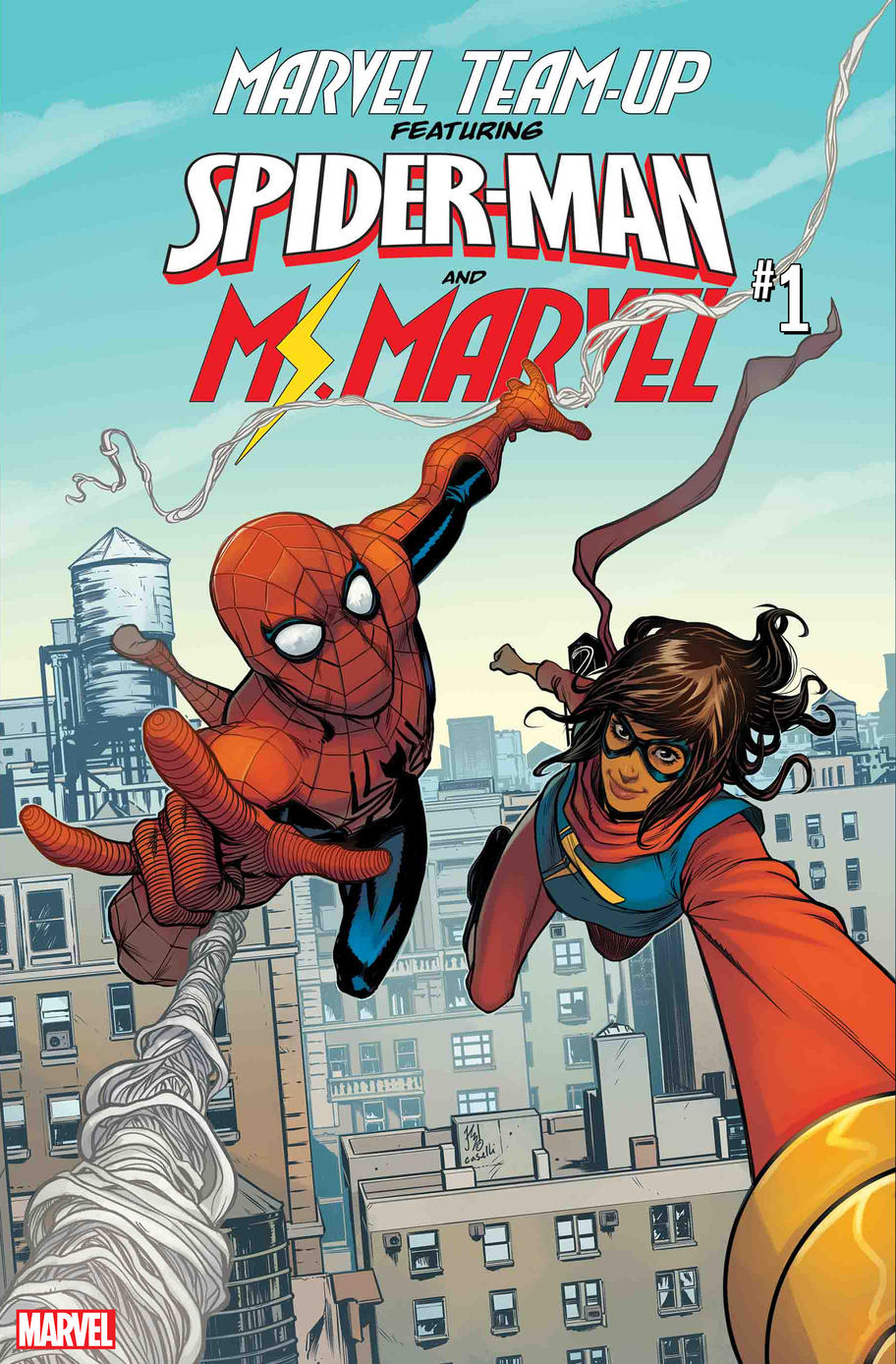 Marvel Team-Up #1, copertina di Stefano Caselliz