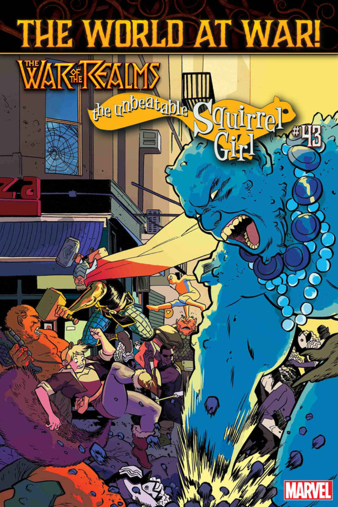 Squirrel Girl #43, copertina di Derek Charm