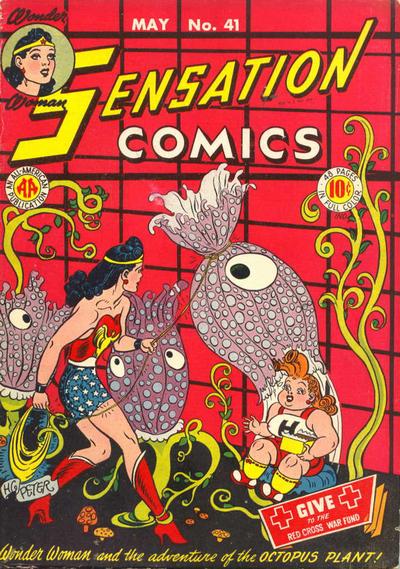 Sensation Comics #41, copertina di Harry G. Peter