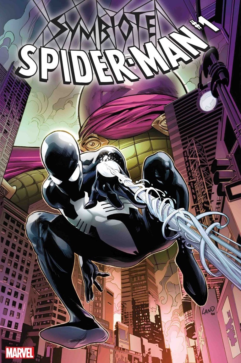 Symbiote Spider-Man #1, copertina di Greg Land