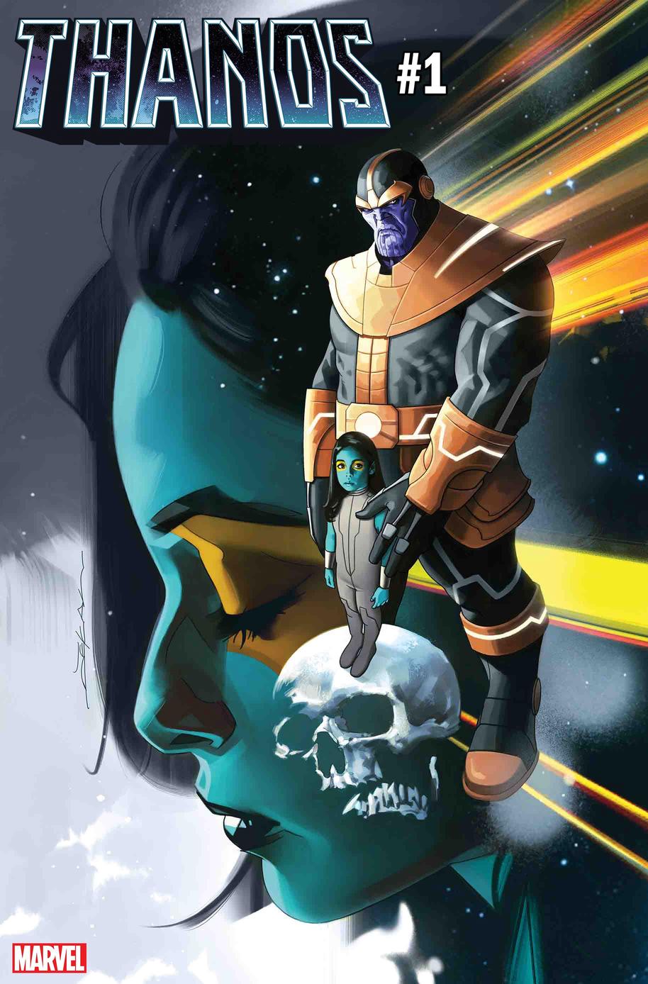 Thanos #1, copertina di Jeff Dekal