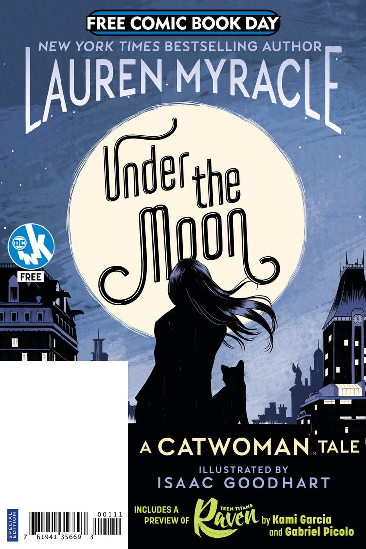 Under the Moon: A Catwoman Tale, copertina di Isaac Goodhart