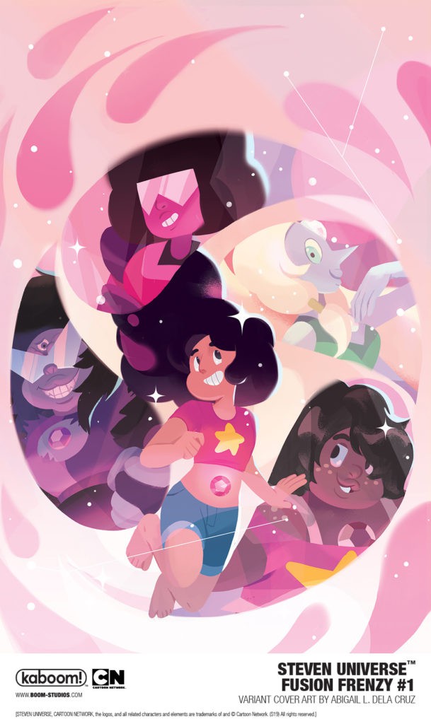 Steven Universe: Fusion Frenzy #1, variant cover di Abigail L. Dela Cruz