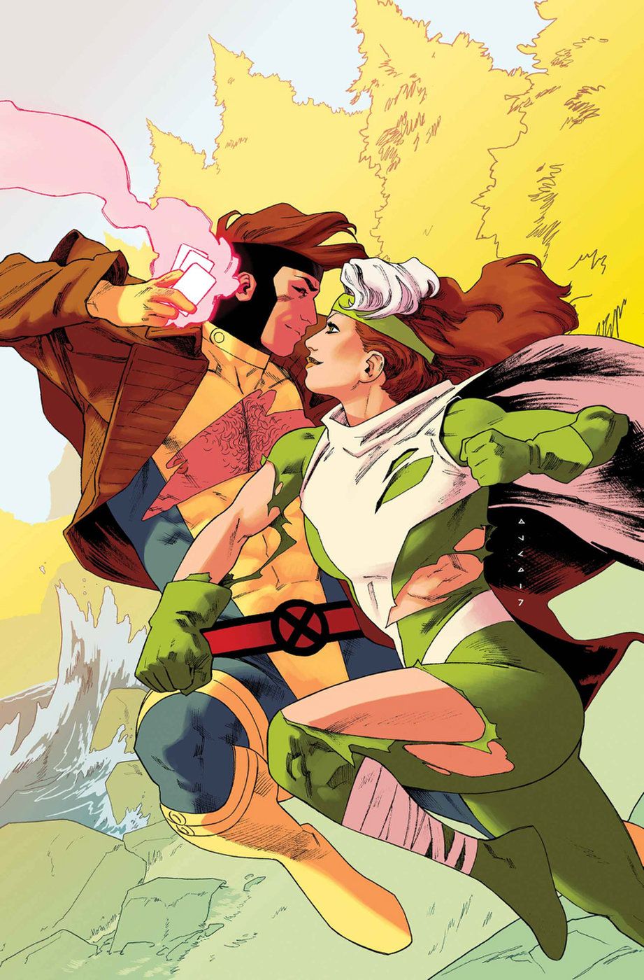 Rogue & Gambit #2, copertina di Kris Anka