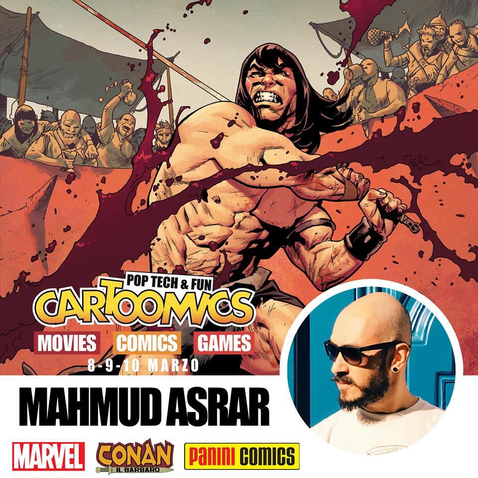 Mahmud Asrar a Cartoomics 2019