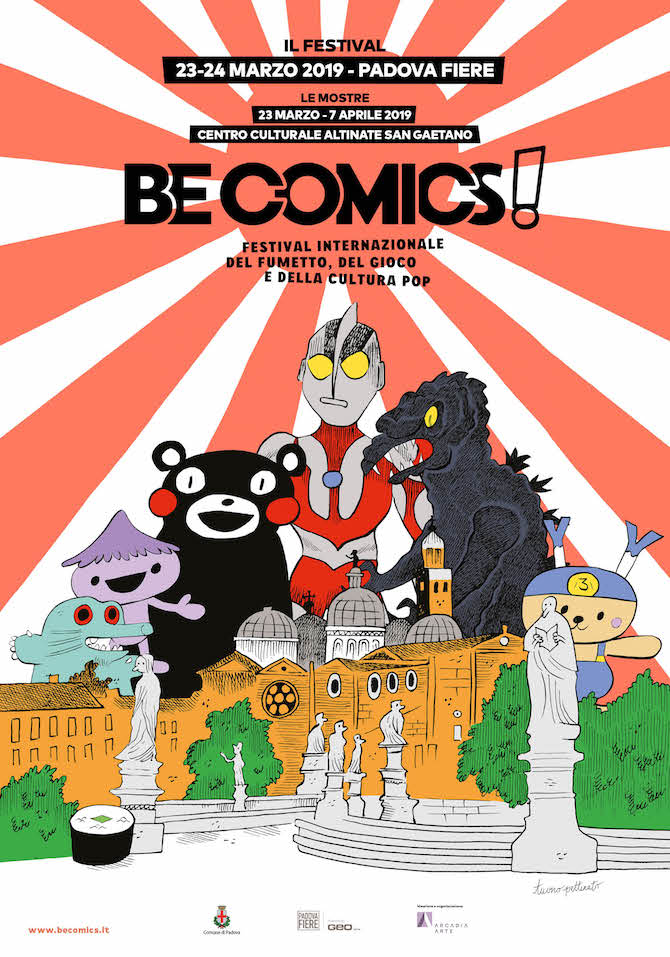 Be Comics 2019, locandina di Tuono Pettinato