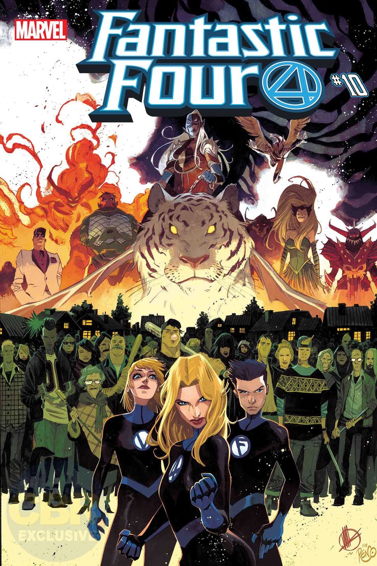 Fantastic Four #10, copertina di Matteo Scalera