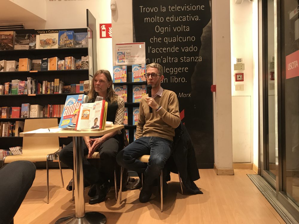 Typex presenta Andy - I fatti e la favola alla Feltrinelli di Roma