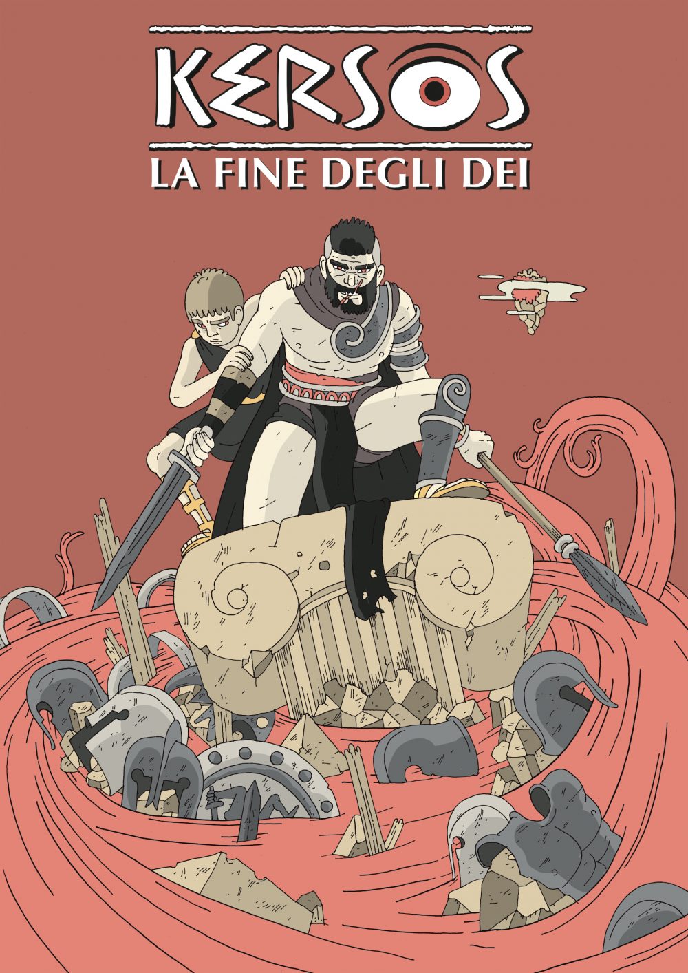 Kersos: La fine degli dei, copertina di Simone Pace