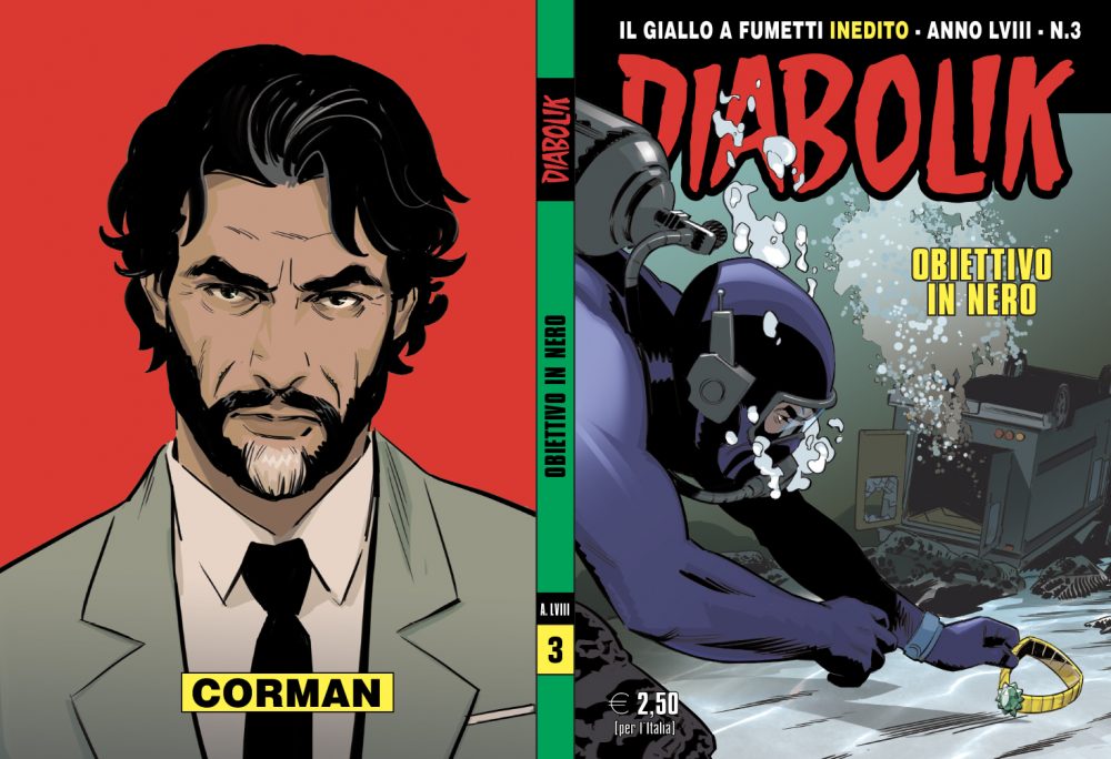 Diabolik Anno LVIII n. 3 – 1° marzo, copertina di Matteo Buffagni