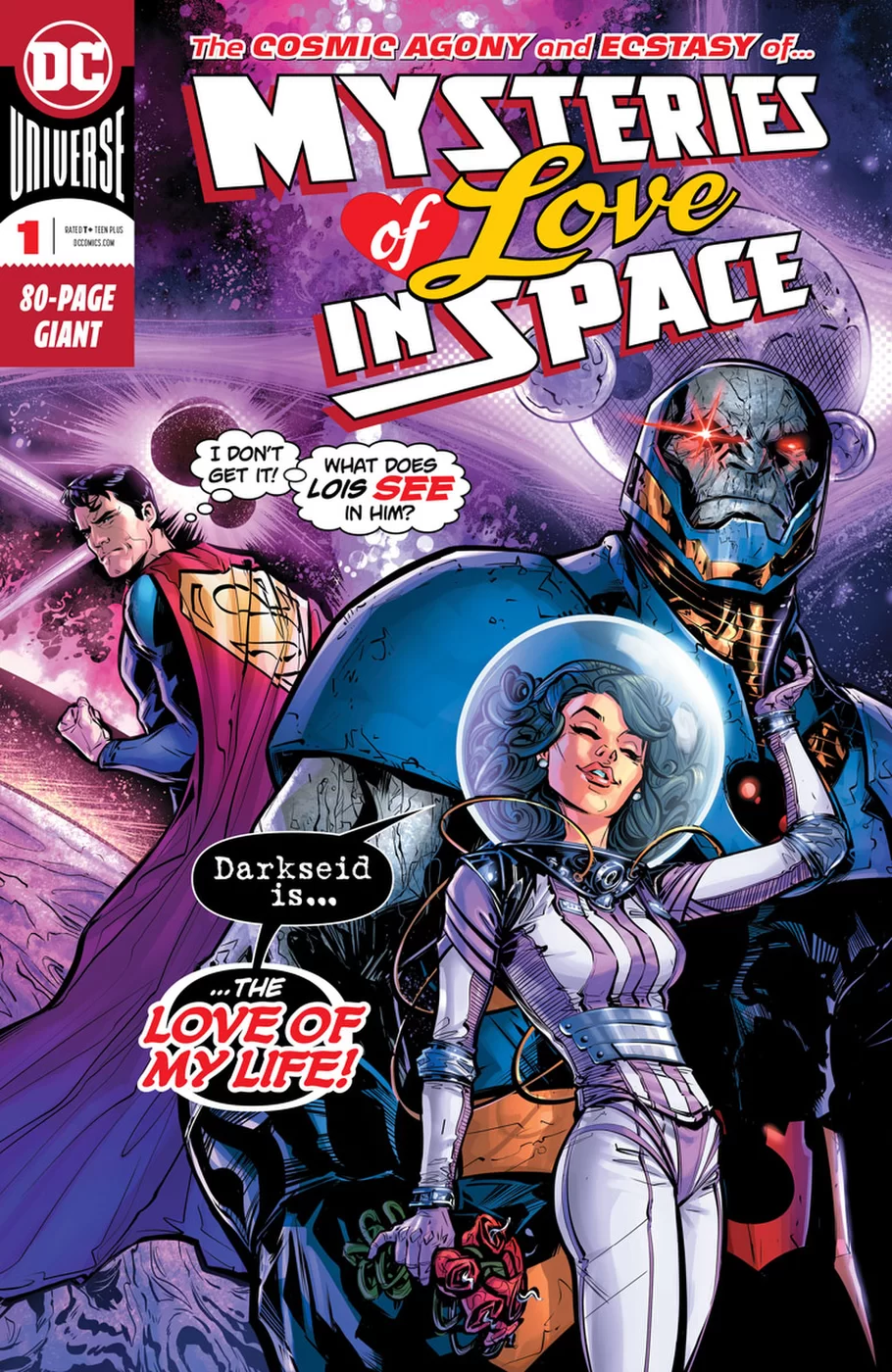 Mysteries of Love in Space #1, copertina di Joelle Jones