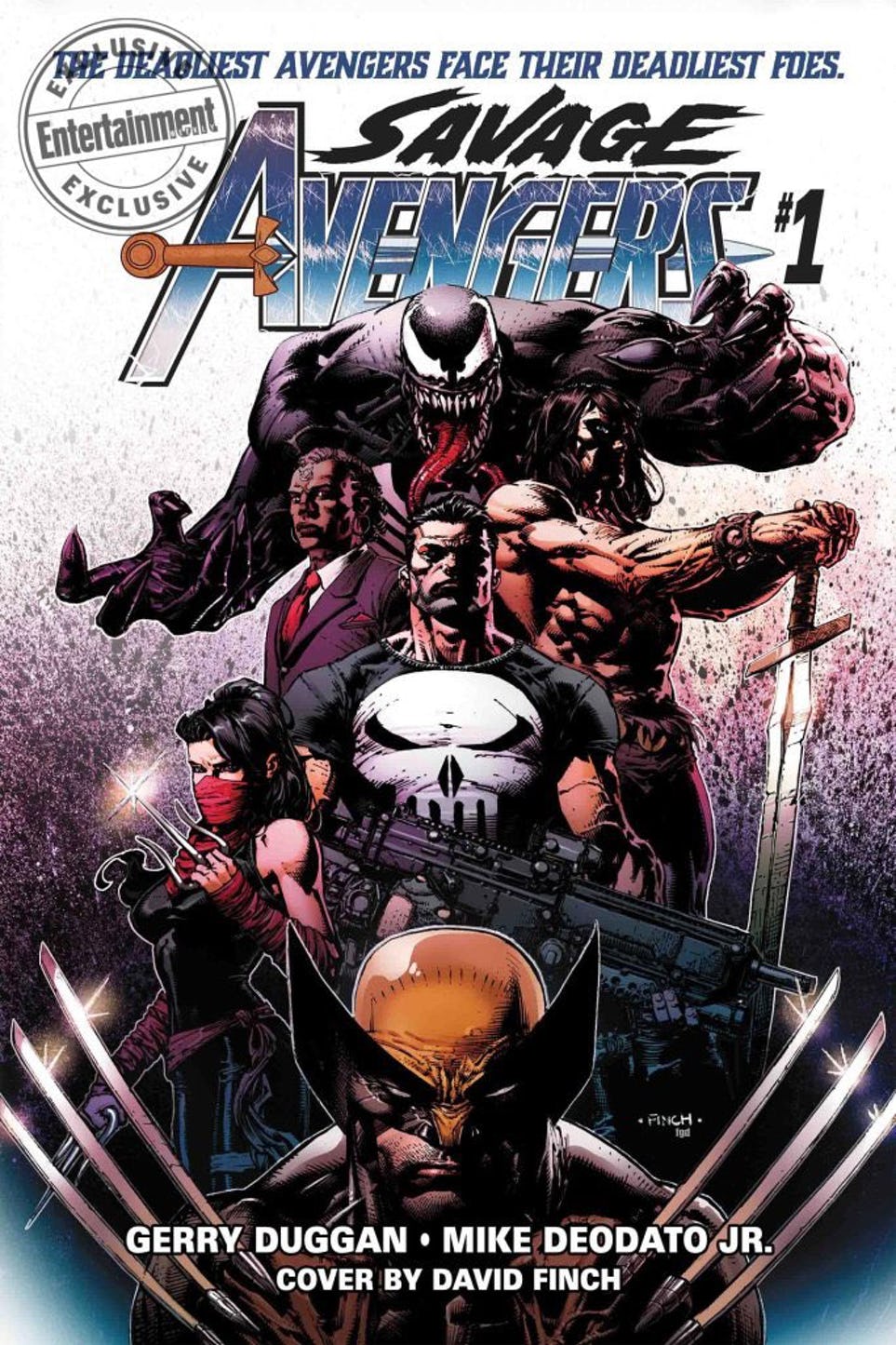 Savage Avengers #1, copertina di David Finch