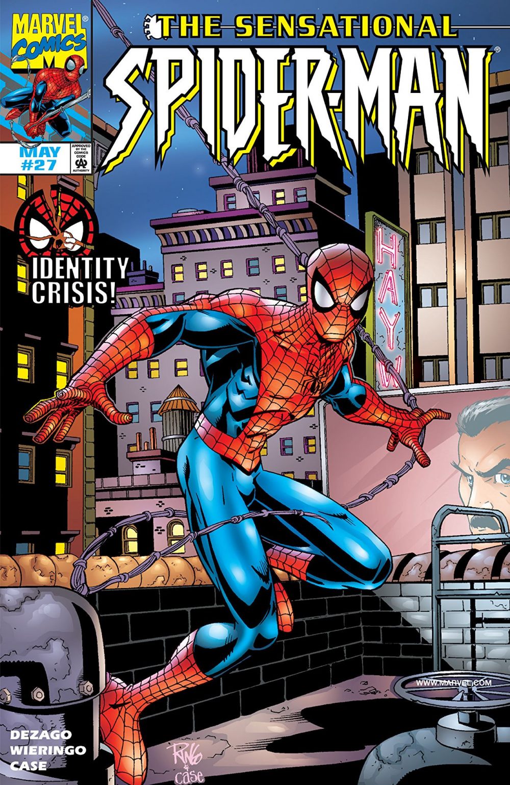 Sensational Spider-Man #27, copertina di Mike Wieringo