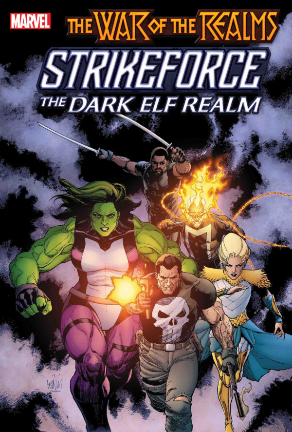 Strikeforce: The Dark Elf Realm, copertina di Leinil Francis Yu