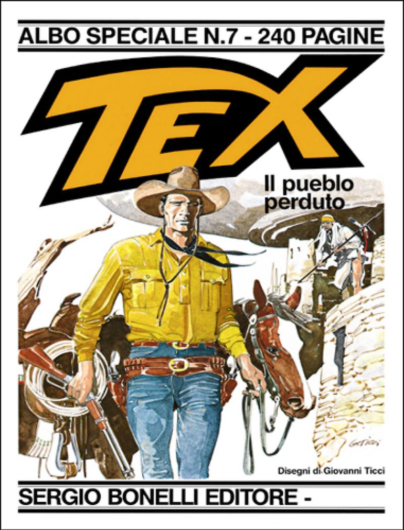 Tex Speciale 7: Il pueblo perduto, copertina di Giovanni Ticci