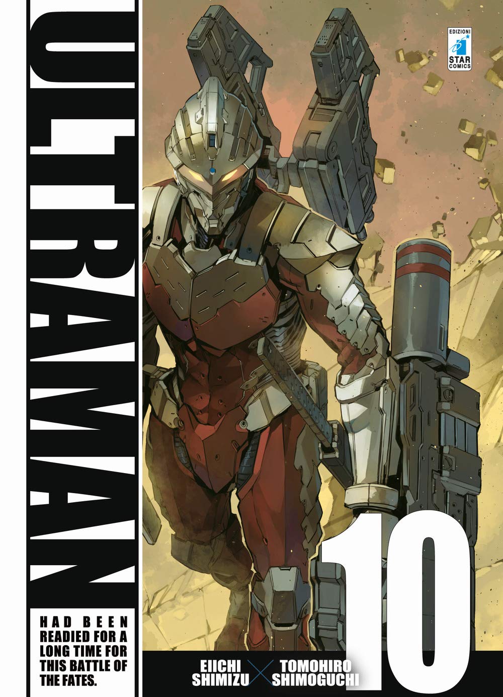 Ultraman 10, copertina di Eiichi Shimizu e Tomohiro Shimoguchi 