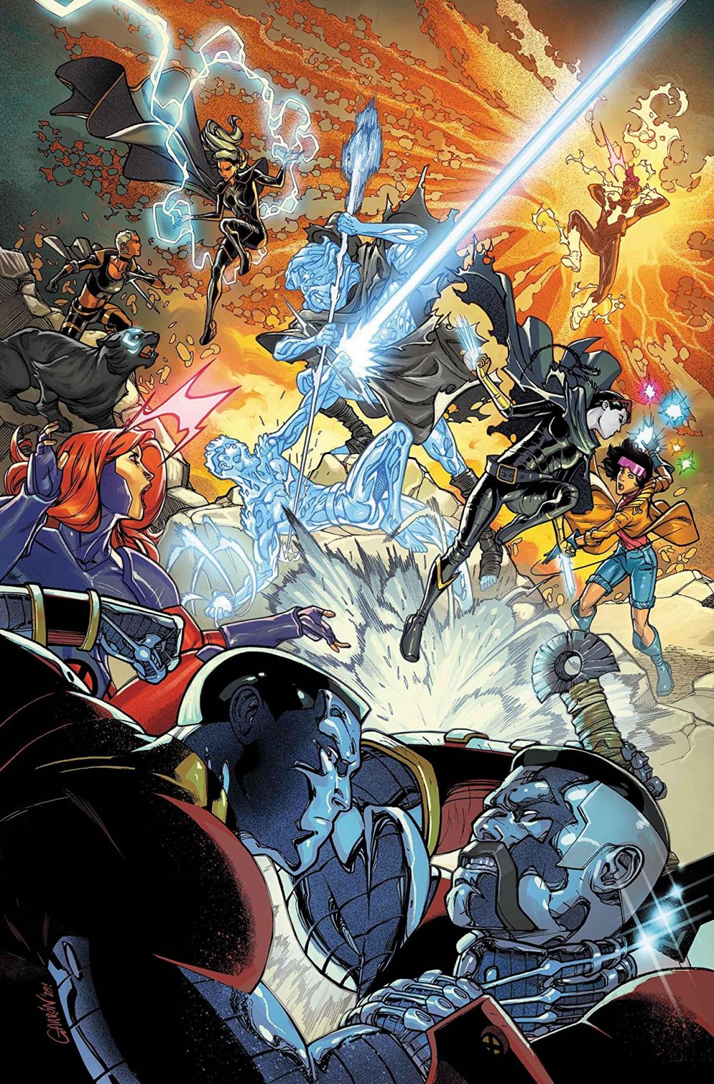 Uncanny X-Men: Winter's End, copertina di Javier Garron