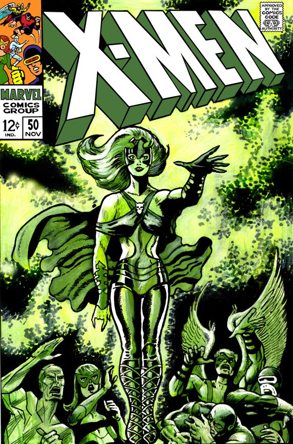 X-Men #50, copertina di Jim Steranko