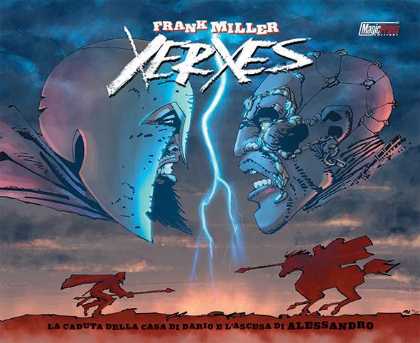 Xerxes: La caduta della casa di Dario e l'ascesa di Alessandro - L'integrale, copertina di Frank Miller