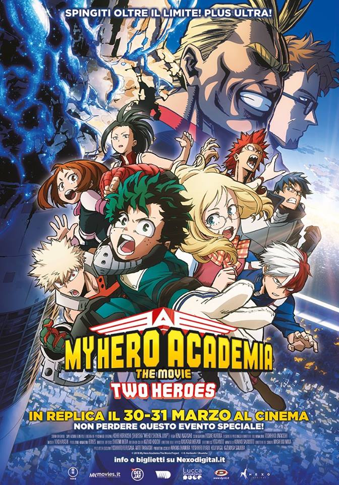 My Hero Academia: Two Heroes, locandina nuove date