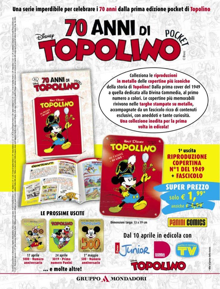 70 anni di Topolino Pocket