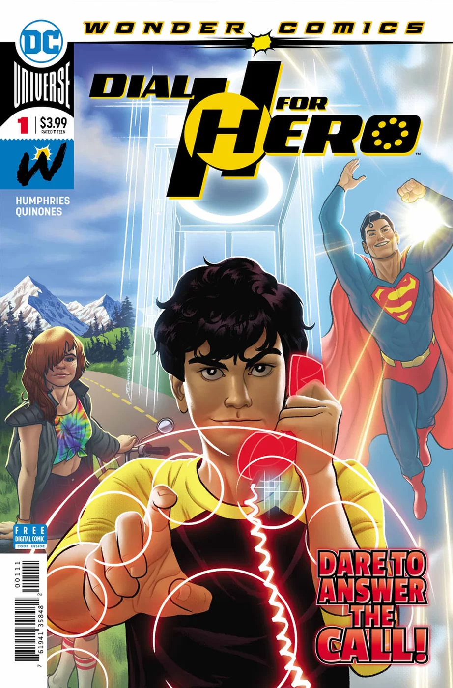 Dial H for Hero #1, copertina di Joe Quinones