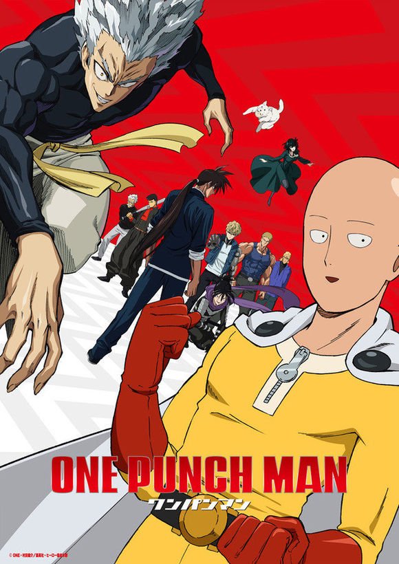 One-Punch Man, locandina seconda stagione anime