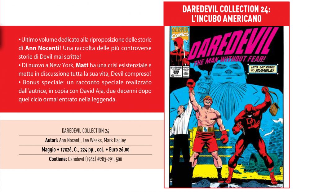 Daredevil Collection 24: L'incubo americano su Anteprima