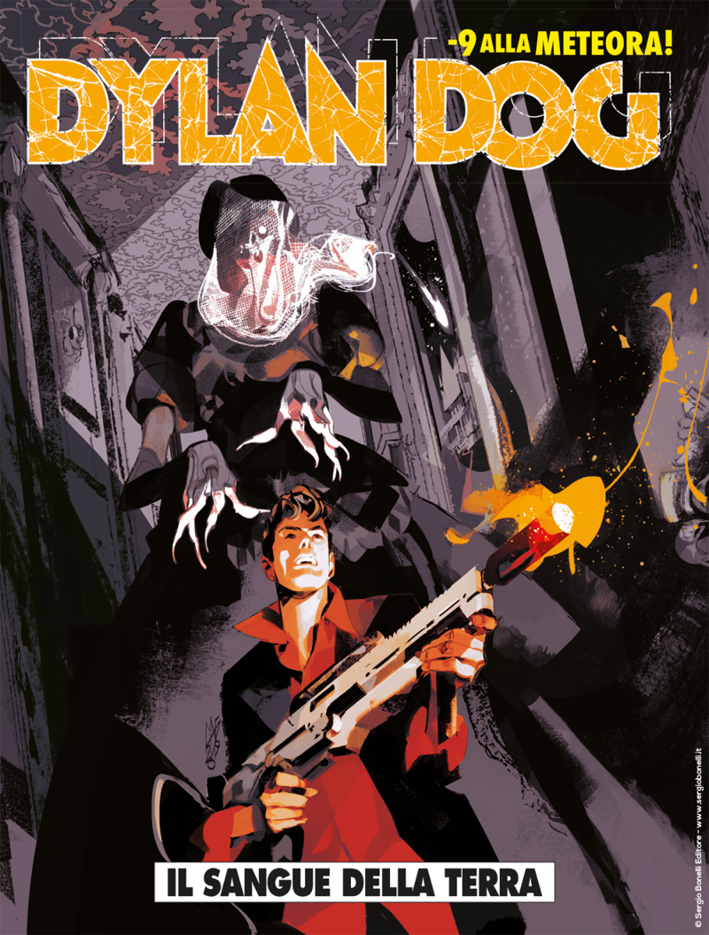 Dylan Dog 391: Il sangue della terra, copertina di Gigi Cavenago