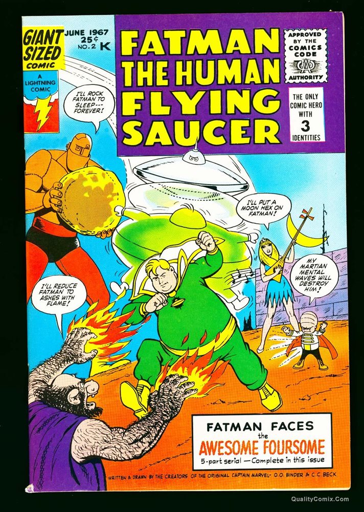 Fatman the Human Flying Saucer #2