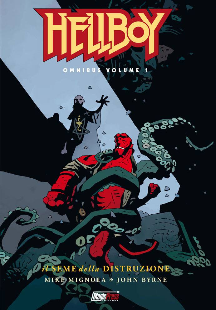 Hellboy Omnibus vol.1 - Il seme della distruzione, copertina di Mike Mignola