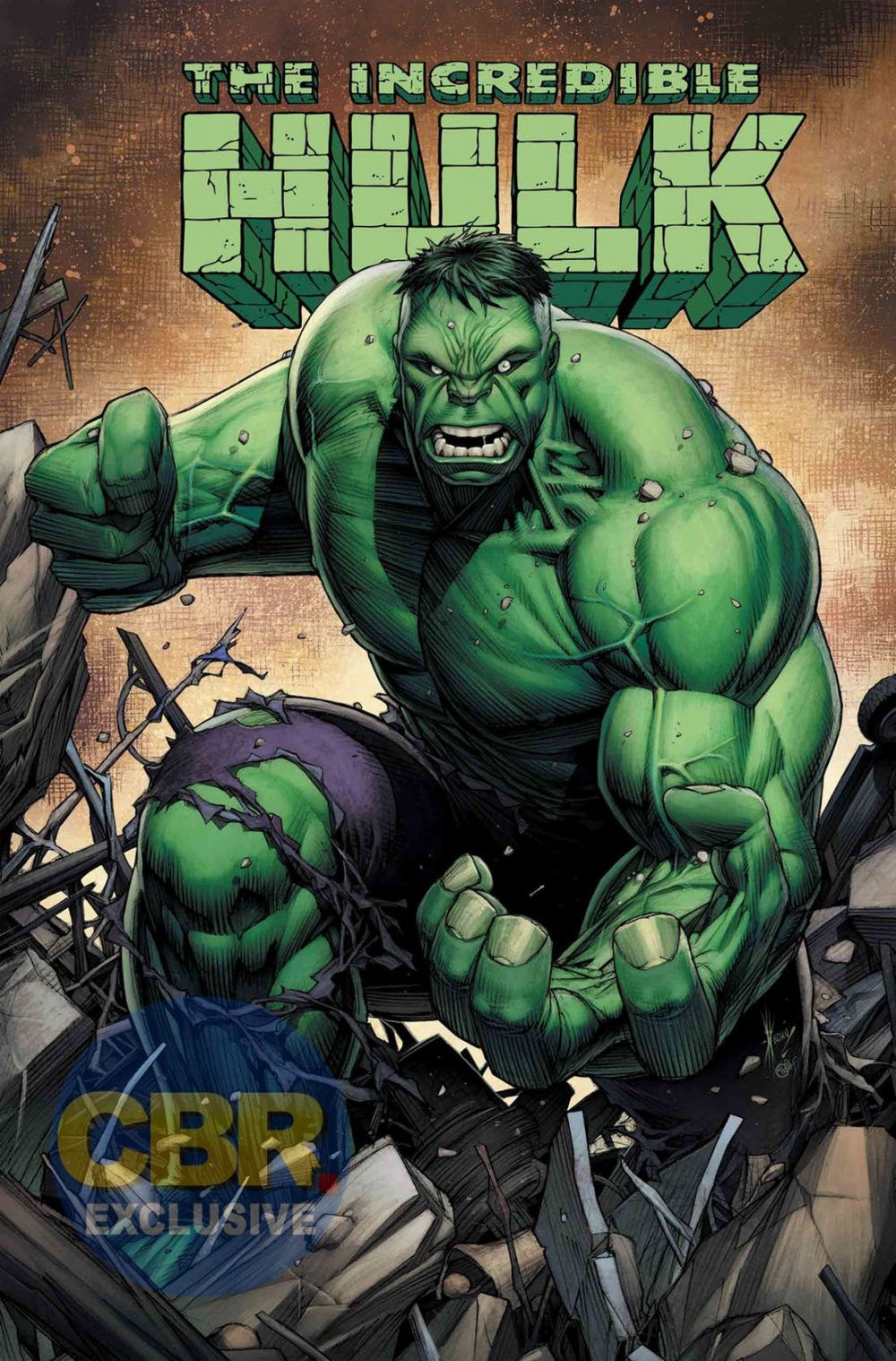 Incredible Hulk: Last Call #1, copertina di Dale Keown