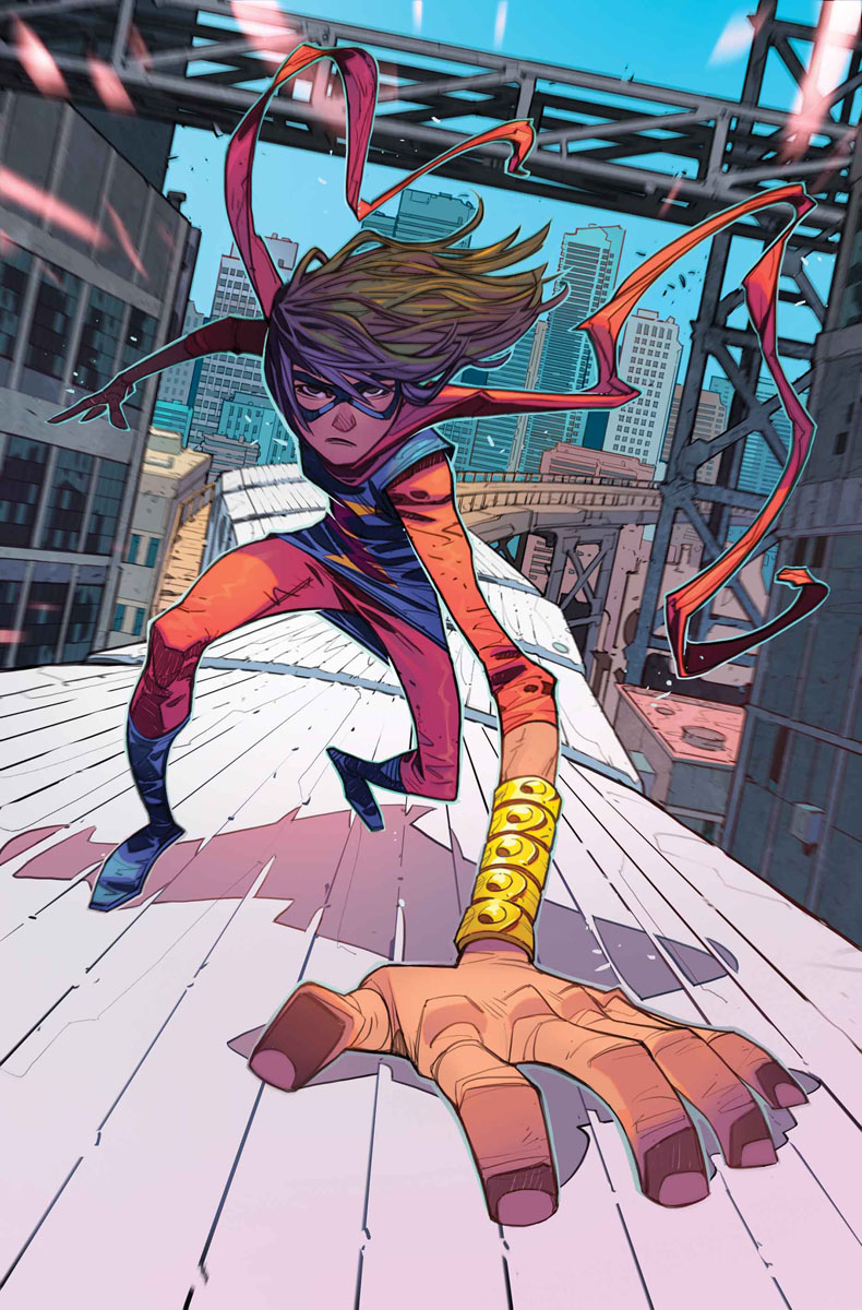 Magnificent Ms. Marvel #1, copertina di Eduard Petrovich