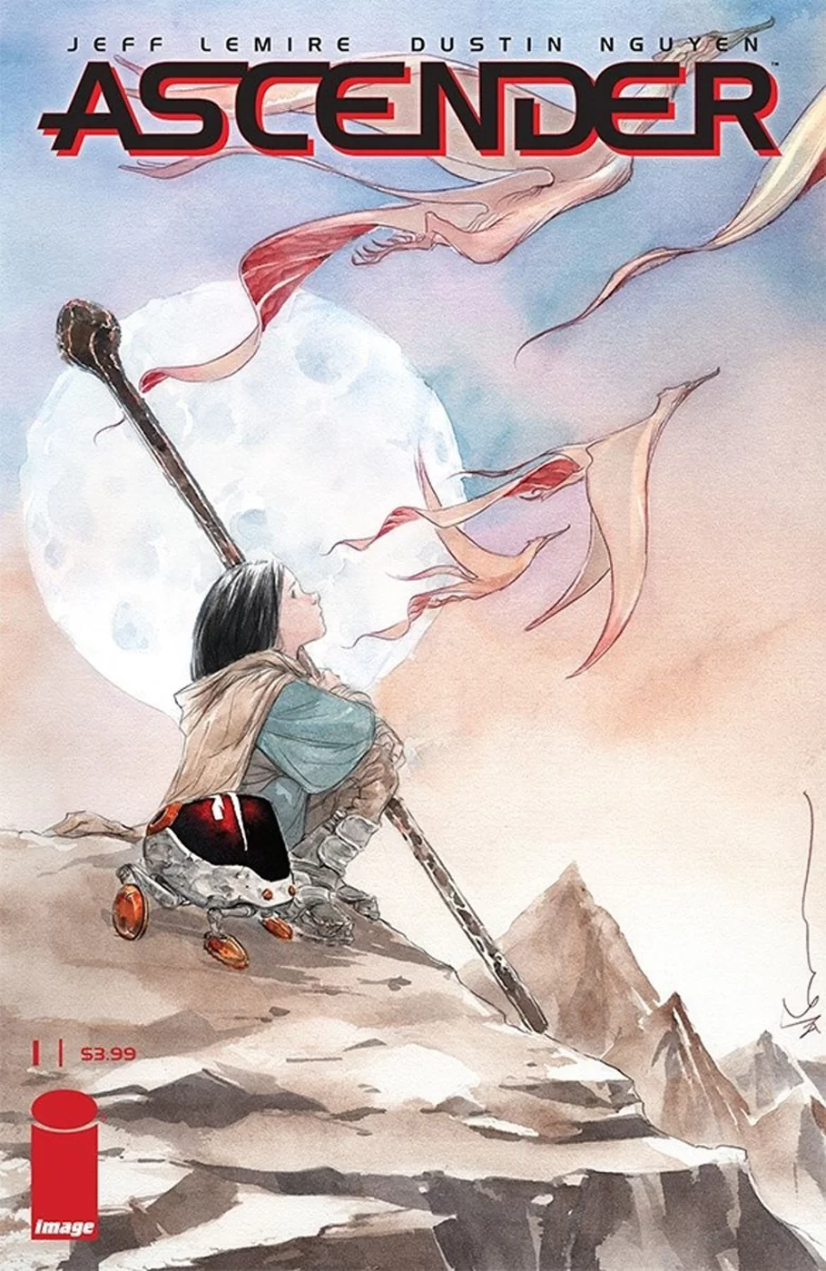 Ascender #1, copertina di Dustin Nguyen