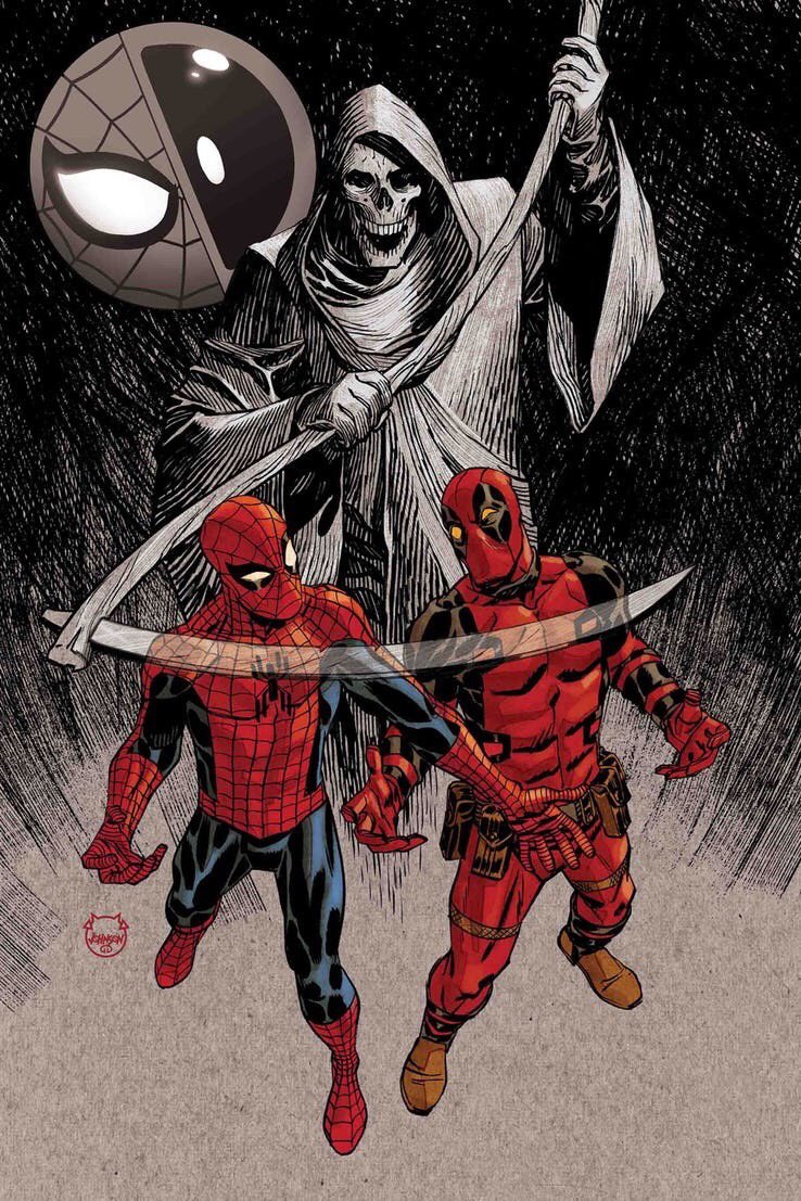 Spider-Man/Deadpool #50, copertina di Dave Johnson