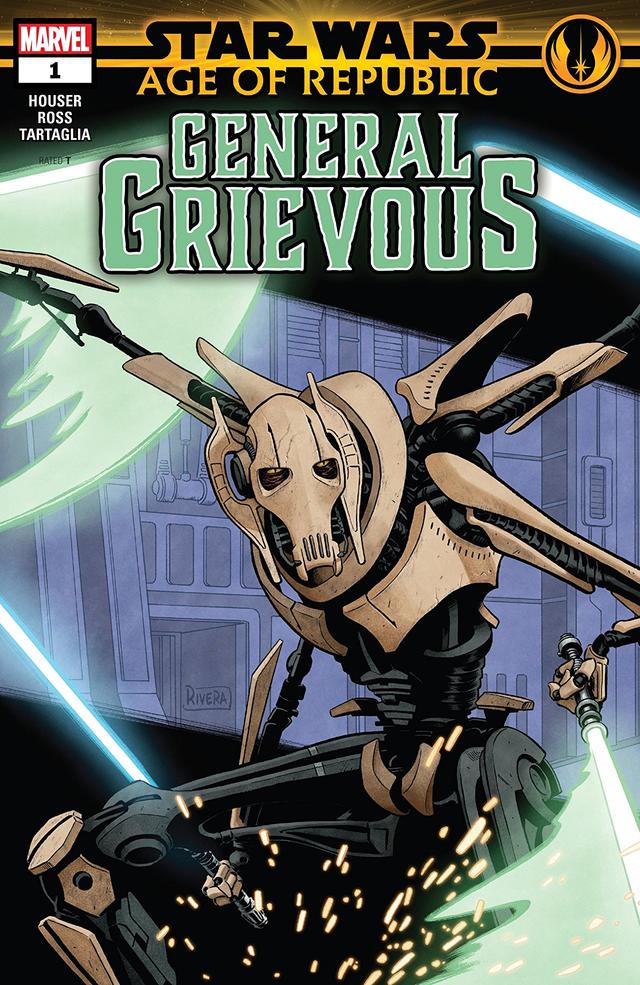 Star Wars: Age Of Republic - General Grievous #1, copertina di Paolo Rivera