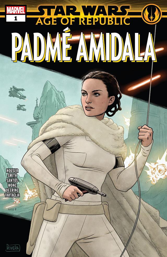 Star Wars: Age Of Republic - Padmé Amidala #1, copertina di Paolo Rivera