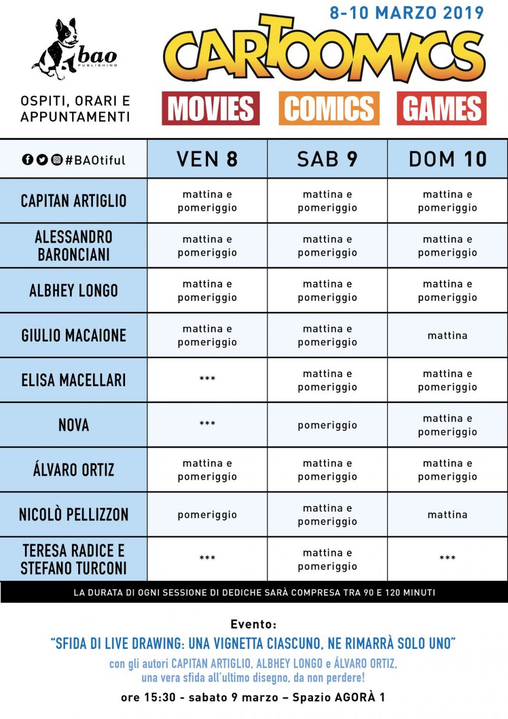 BAO Publishing a Cartoomics 2019