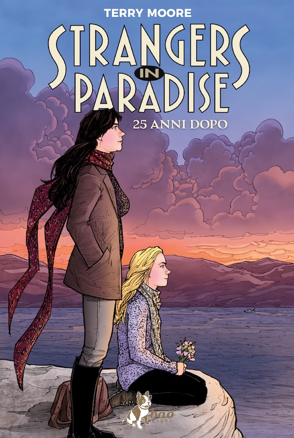 Strangers in Paradise: 25 anni dopo, copertina di Terry Moore