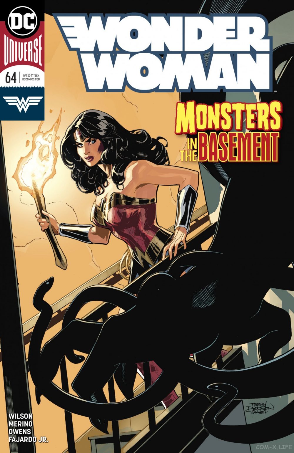 Wonder Woman #64, copertina di Terry Dodson