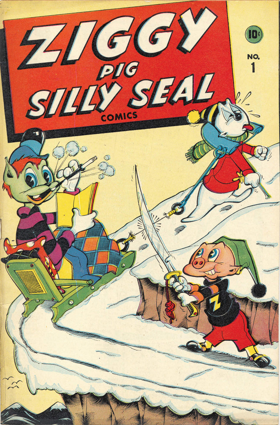 Ziggy Pig and Silly Seal #1, copertina serie originale