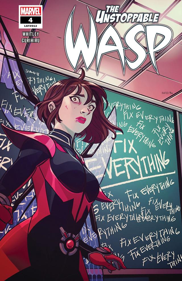 Unstoppable Wasp #4, copertina di Stacey Lee