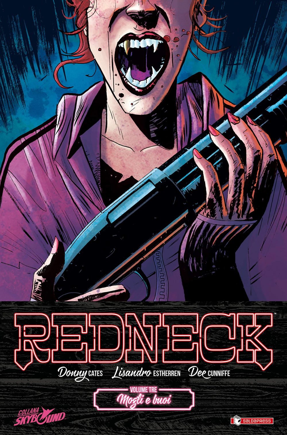 Redneck vol. 3: Mogli e buoi, copertina di Lisandro Estherren