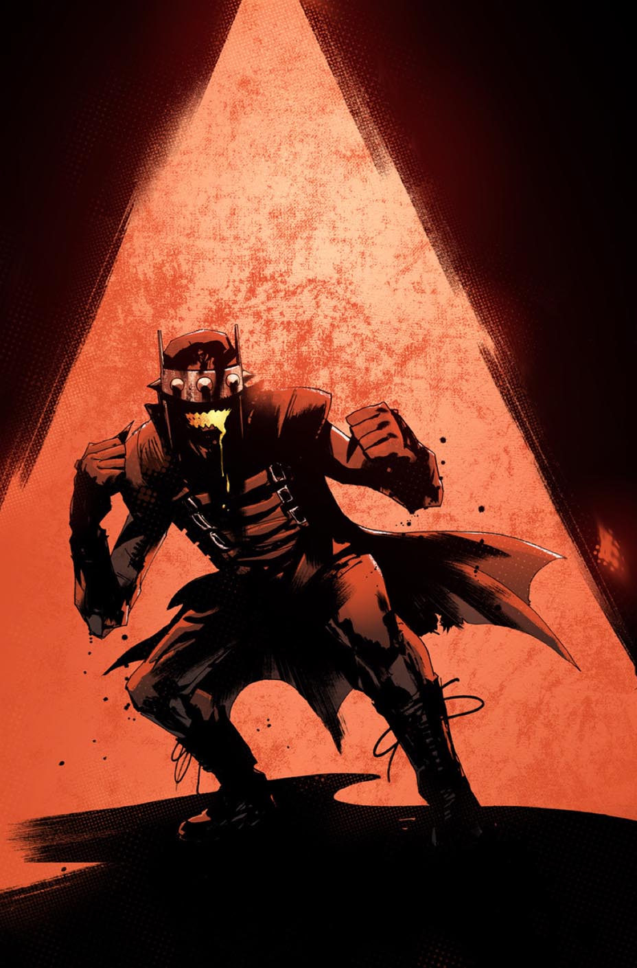 Batman Who Laughs #7, copertina preliminare di Jock