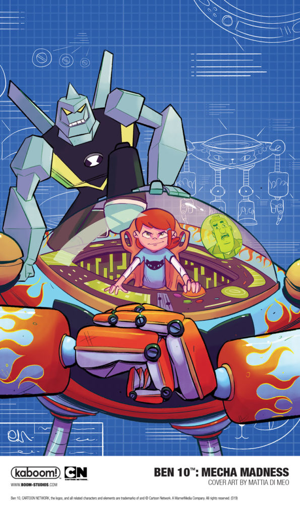 Ben 10: Mecha Madness, copertina di Mattia Di Meo